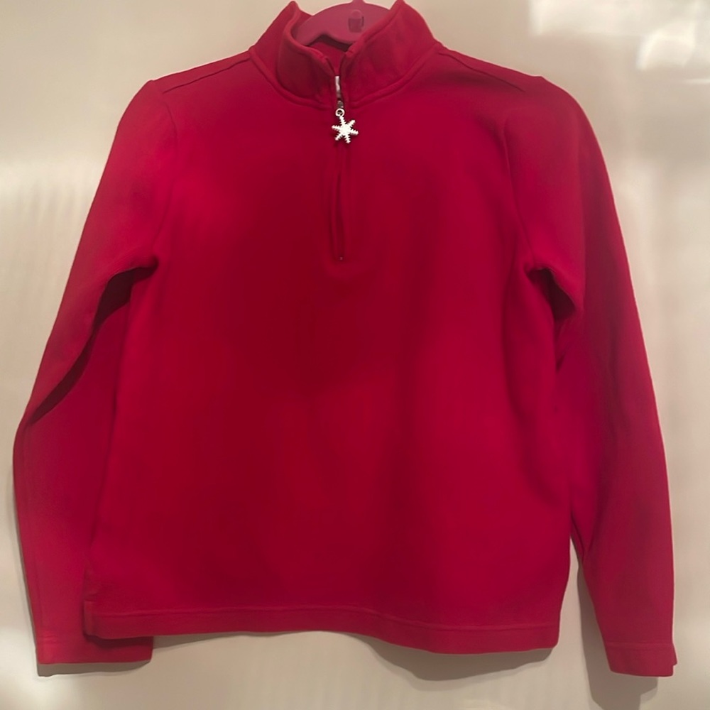 Petite Christmas Sweatshirt  1/4 Zip